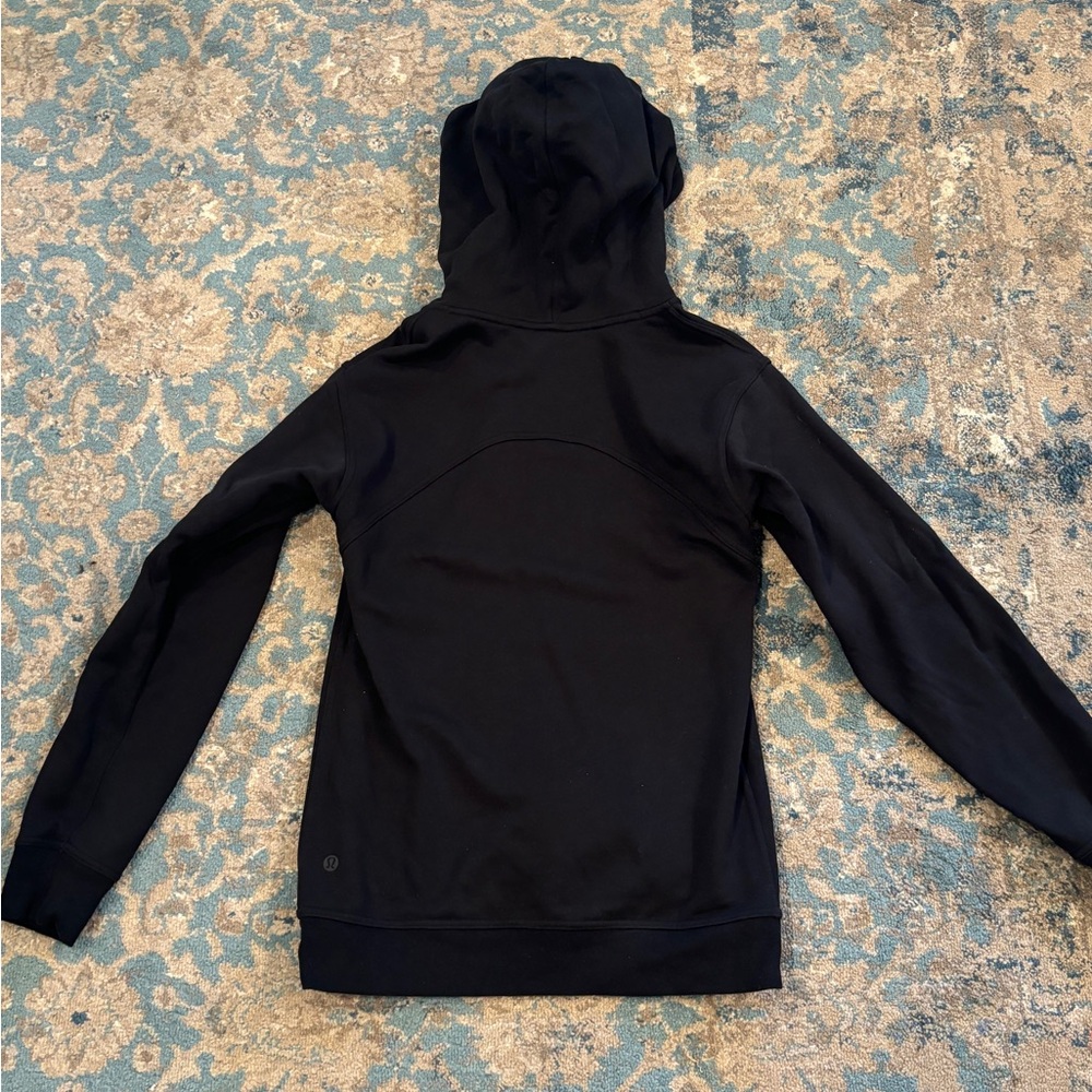 Lululemon Athletica All Yours Fleece Hoodie in Black Size 4 - Picture 4 of 6